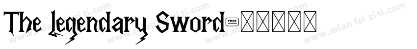 The Legendary Sword字体转换